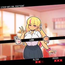 Strip Rock, Paper, Scissors: GAL EDITION DEMO (v0.9) by YubariOnsen screenshot 2