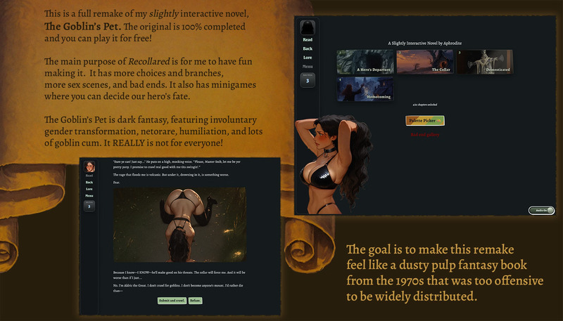 The Goblin's Pet - Recollared [Ch1-2 & Bad End] [Aphrodite] poster