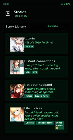 Sexting Sim Stories (v0.1) by Kesash screenshot 1