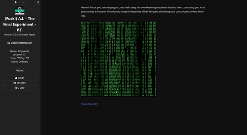 Fuck! A.I. – The Final Experiment [v0.0.01] [DaemonikDreamer]