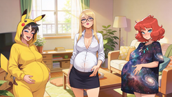 Pregnant Roommates, Send Help! (v0.0.3) by Immoral Studios screenshot 4
