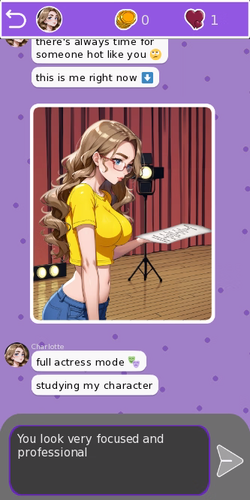 Charlotte Sexting [v1.0] [Cheeky Games] screenshot 0