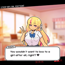 Strip Rock, Paper, Scissors: GAL EDITION DEMO (v0.9) by YubariOnsen screenshot 0