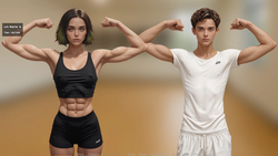 Female Muscle Leveling  (v1.5) by FMG XP screenshot 3