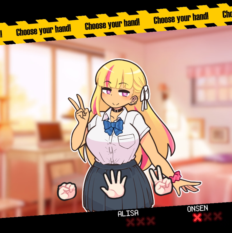 Strip Rock, Paper, Scissors: GAL EDITION DEMO (v0.9) by YubariOnsen poster