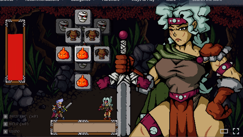 Warriors Waifus Mahjong [final] by Sweet Banana Games poster