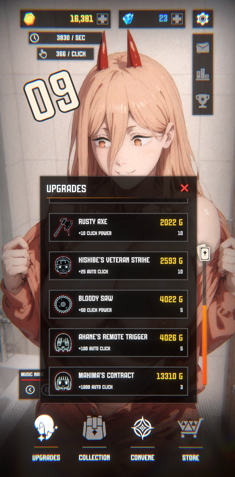 Chainsaw Man Gacha Clicker [v0.3.1] [SinfulBrain] poster