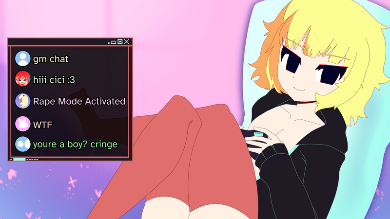 Femboy Streamer [Demo] [Pepperjak] poster