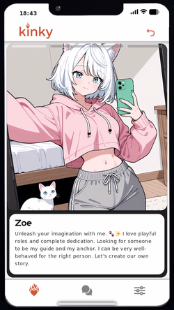 Kinky Phone - Swipe to Seduce (v1.0) screenshot 0