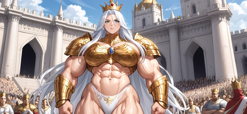 Muscle Queen [v1.0] [Muscle Girl Paradise] poster